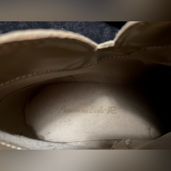 Never worn American Eagle side zip fringed boot. 2” heel - Picture 7 of 9